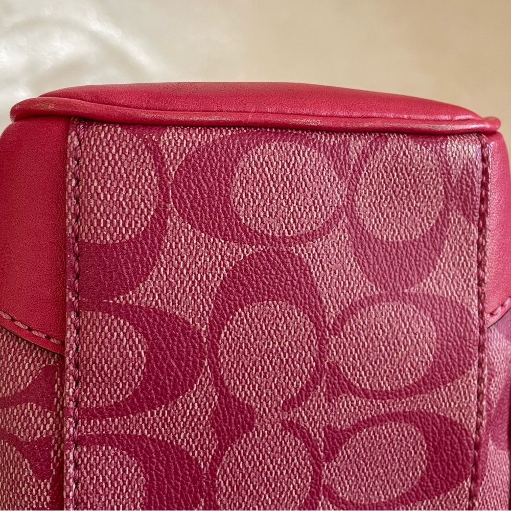 Coach Pink and White Mini Bag - Picture 5 of 16